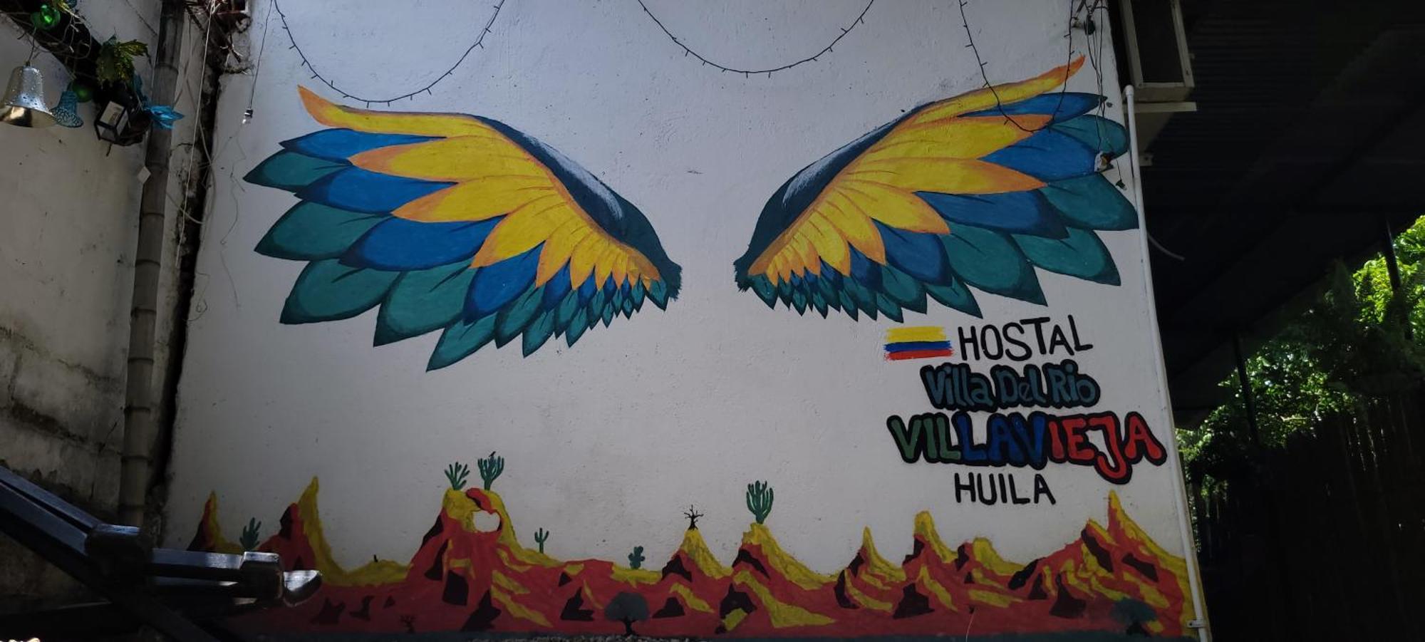 Hostal Villa Del Rio Las Brisas Villavieja Exteriör bild
